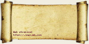 Danica Galjak vizit kartica